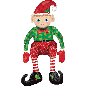 Sitting Elf Multi-Balloon