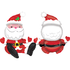 Sitting Santa Multi-Balloon