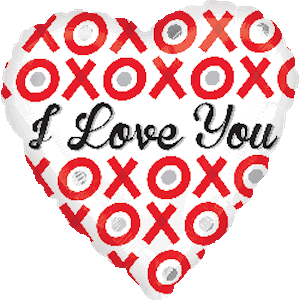 XOXO Love You Balloon