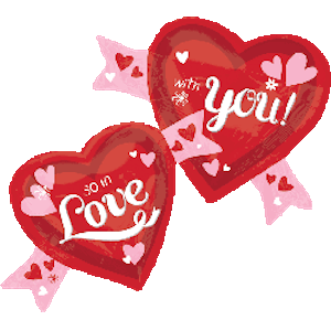 In Love With You Hearts Balloon