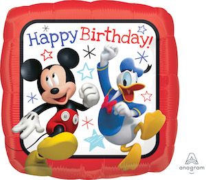 18 Inch Mickey Roadster Happy Birthday Balloon