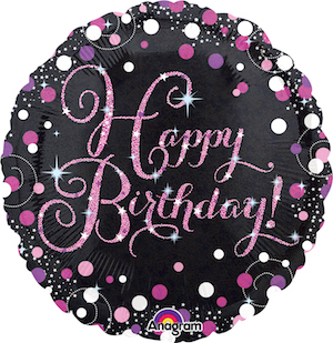 18 Inch Pink Celebration Balloon