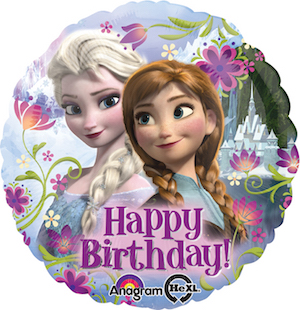 18 Inch Frozen Happy Birthday Balloon