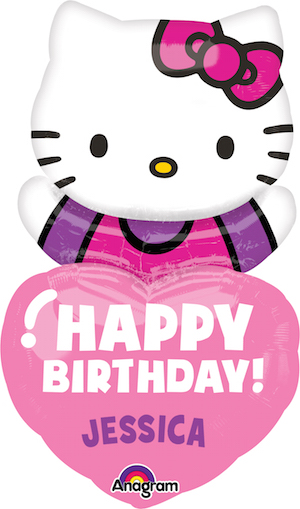Personalised Hello Kitty Balloon