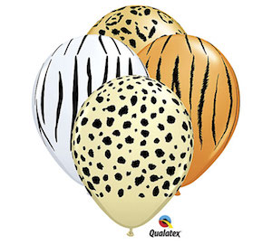 11 Inch Safari Print (6 pcs)