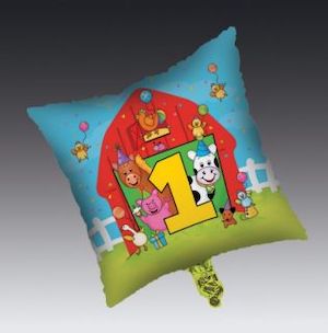 18 Inch Barnyard Bash 1st Birthday Balloon