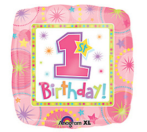 18 Inch One-derful Girl Balloon