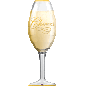 Champagne Glass Balloon