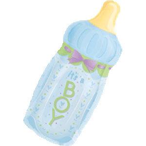 It's A Boy Baby Bottle Balloon