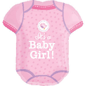 Shower with Love Girl Balloon