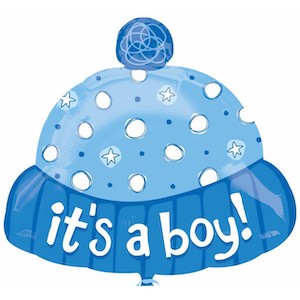 18 Inch It's A Boy Hat Balloon