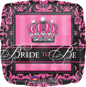 18 Inch Crowned Bride to Be Balloon