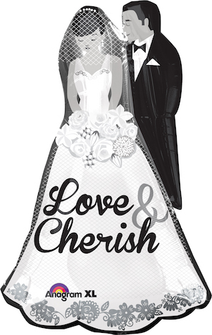 Love & Cherish Couple Balloon