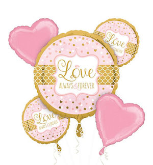 Sparkling Wedding Balloon Bouquet