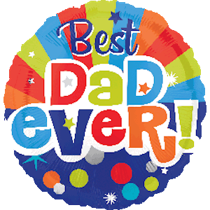 18 Inch Best Dad Ever Balloon