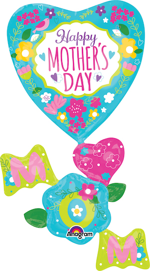 Mother's Day Bouquet ( 5 balloons )