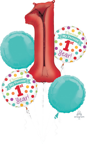 Baby's 1st Year Balloon Bouquet