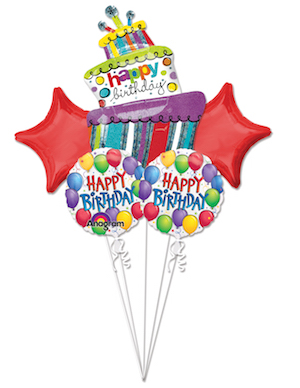 Balloon Fun Birthday Balloon Bouquet
