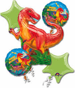 Dinosaur Party Balloon Bouquet 