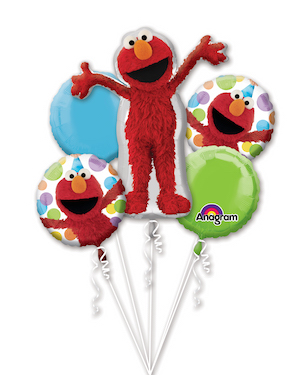 Elmo Birthday Balloon Bouquet