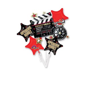 Hollywood Stars Balloon Bouquet