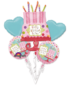 Sweet Stuff Cake Balloon Bouquet