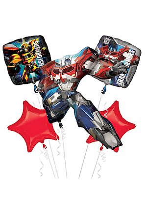 Transformers Balloon Bouquet
