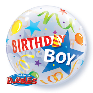 Birthday Boy Bubble Balloon