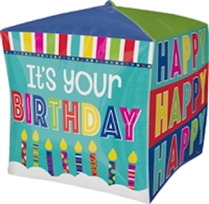 Cubez It's Your Birthday Balloon