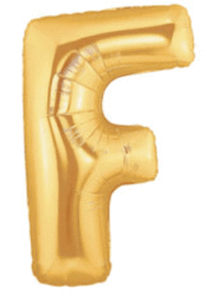 14 Inch Letter F Balloon