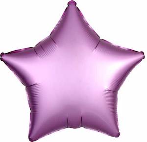 19 Inch Satin Luxe Flamingo Star Balloon