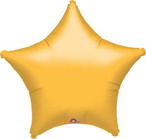 19 Inch Metallic Gold Star Balloon