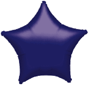 19 Inch Metallic Purple Star Balloon