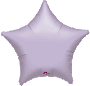 19 Inch Pastel Lilac Star Balloon