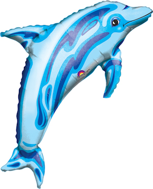 Blue Dolphin Balloon