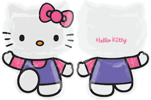 Hello Kitty Pink & Purple Balloon