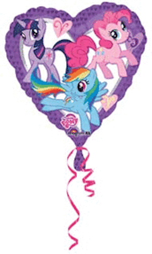 18 Inch My Little Pony Heart Balloon 