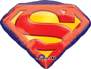 Superman Emblem Shape Balloon