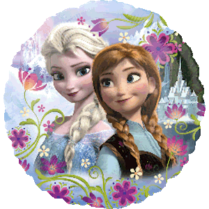 18 Inch Frozen Anna & Elsa Balloon