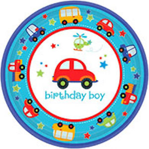 All Aboard 1st Birthday Dessert Plates