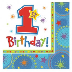 One-derful Boy Beverage Napkins