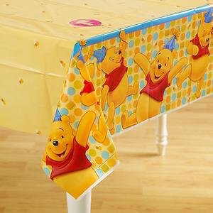 Pooh 1st Birthday Plastic Table Cover