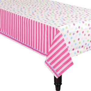 Sweet Little Cupcake Girl Paper Table Cover