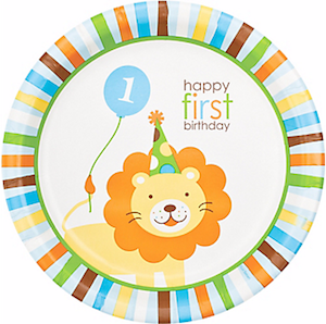 Sweet At One Boy Dinner Plates