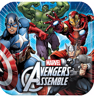 Avengers Dinner Plates