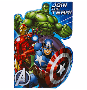 Avengers Invitations