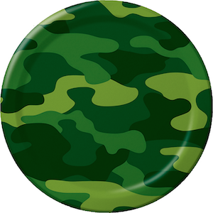 Camo Gear Dessert Plates