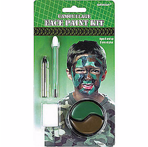 Camouflage Face Paint