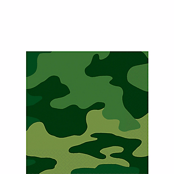 Camouflage Beverage Napkins