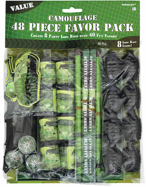 Camouflage Value Favour Pack